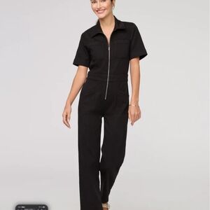 Black Canvas Women's Jumpsuit